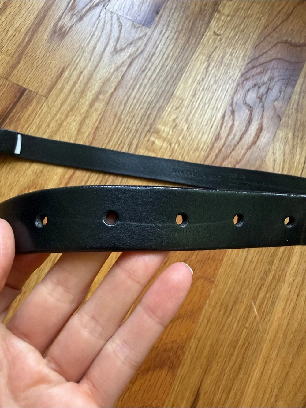 Banana Republic XS black leather belt